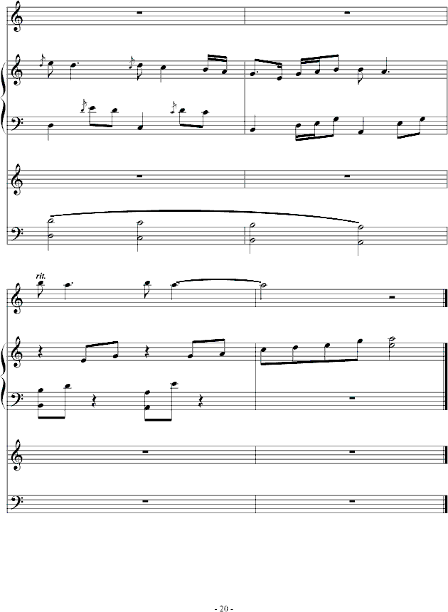秋夜月钢琴曲谱（图20）