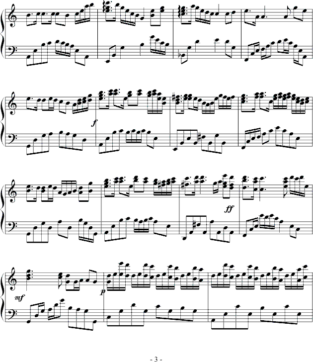 梦雨钢琴曲谱（图3）