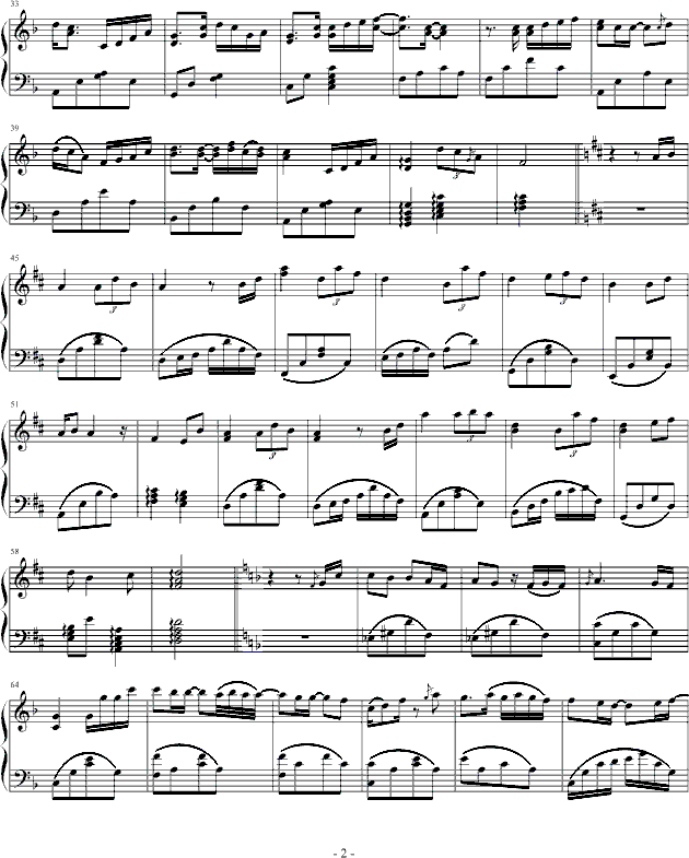 还剩下什么钢琴曲谱（图2）