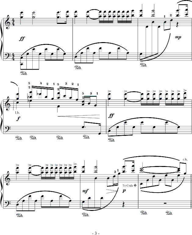 阿蒂丽娜叙事曲-我学钢琴钢琴曲谱（图3）