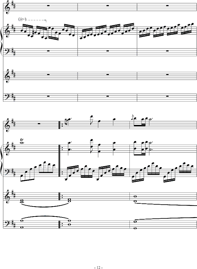 秋夜月钢琴曲谱（图12）