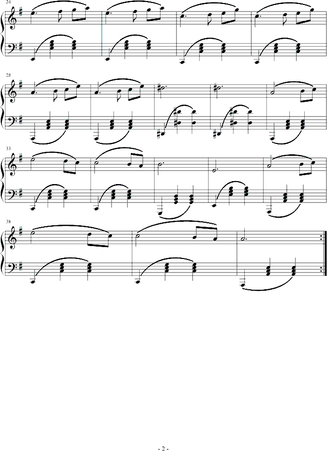 夜曲（1）钢琴曲谱（图2）