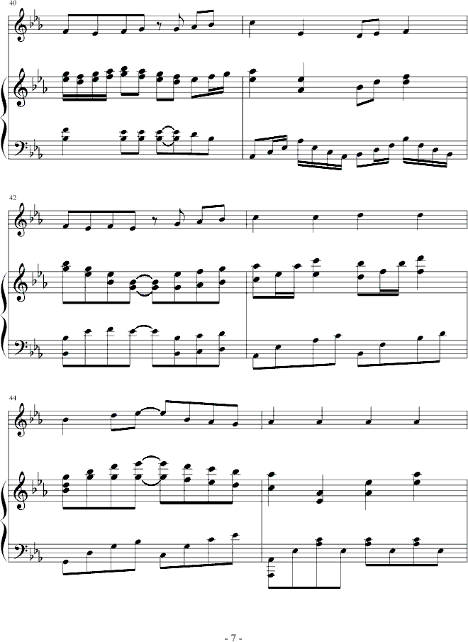 幻想钢琴曲谱（图7）