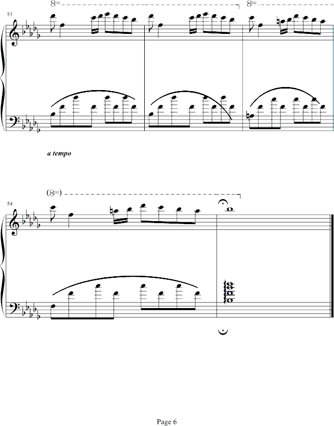 秋日私语-总谱钢琴曲谱（图6）
