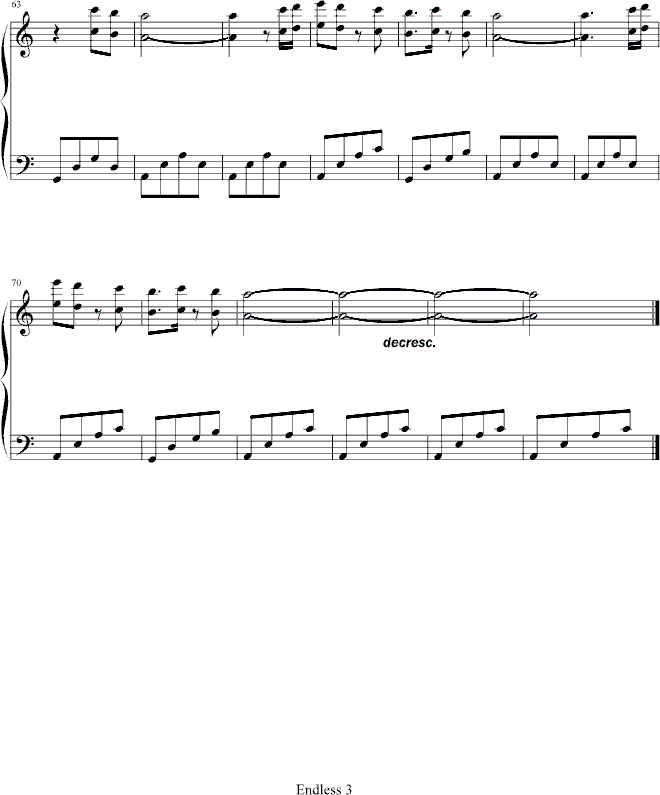 无限水平线钢琴曲谱（图3）