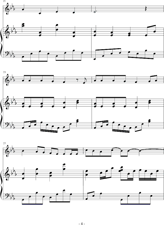 幻想钢琴曲谱（图4）