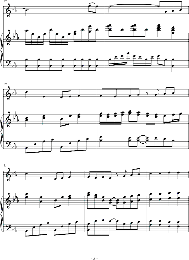 幻想钢琴曲谱（图5）