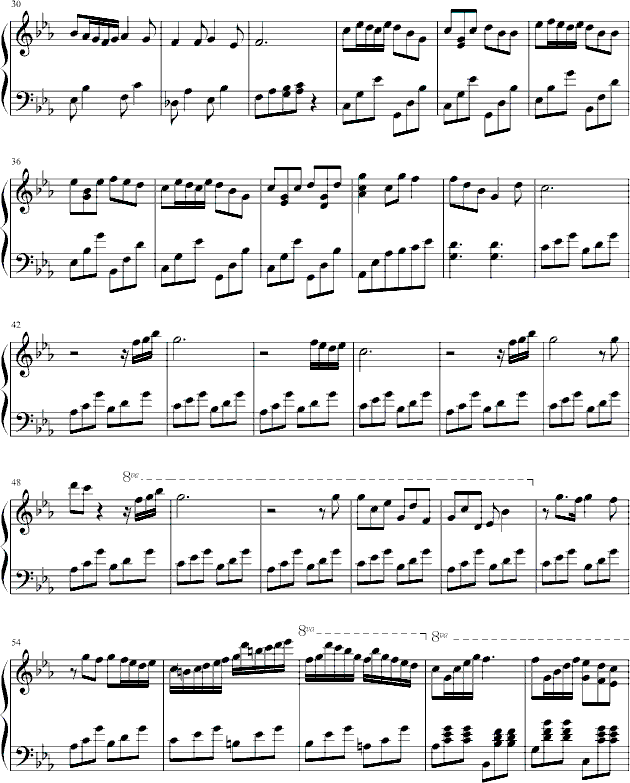 流动的城市钢琴曲谱（图2）