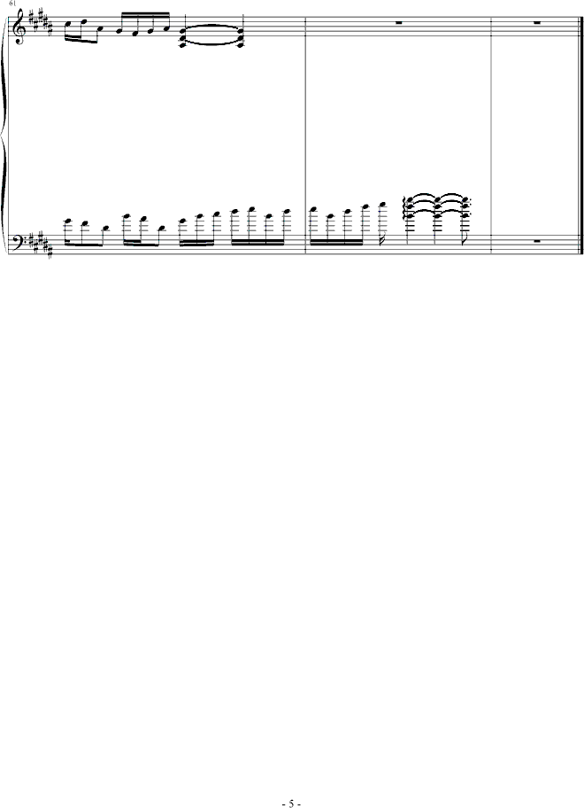 水岸风堤钢琴曲谱（图5）