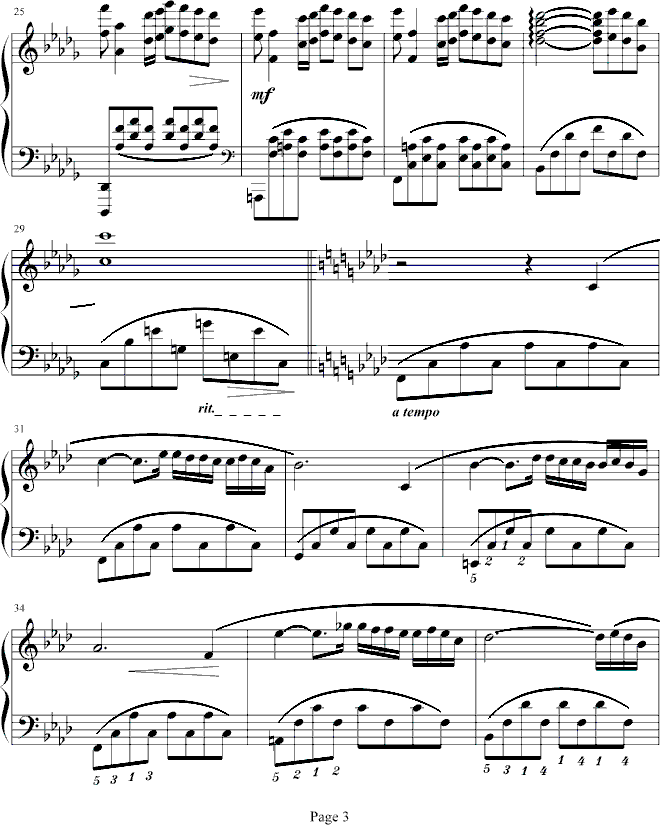 秋日私语-总谱钢琴曲谱（图3）