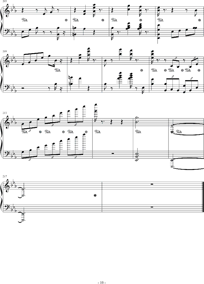 精灵-爵士钢琴钢琴曲谱（图10）