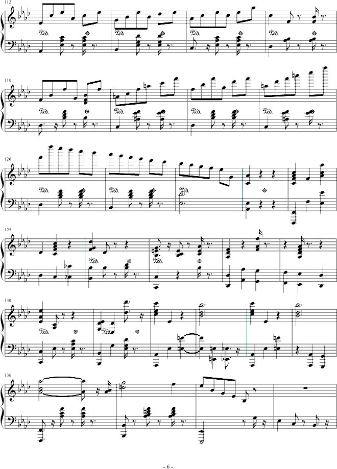 精灵-爵士钢琴钢琴曲谱（图6）