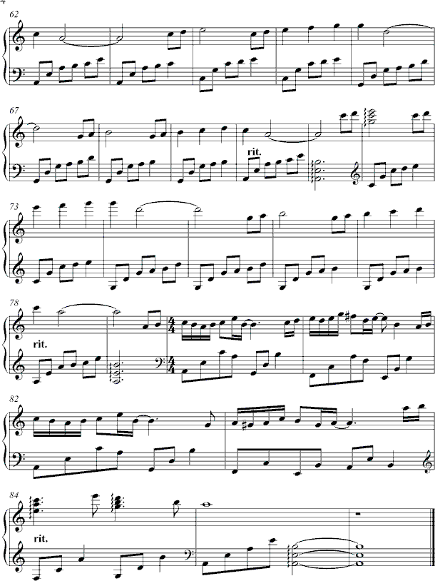 Distance钢琴曲谱（图4）