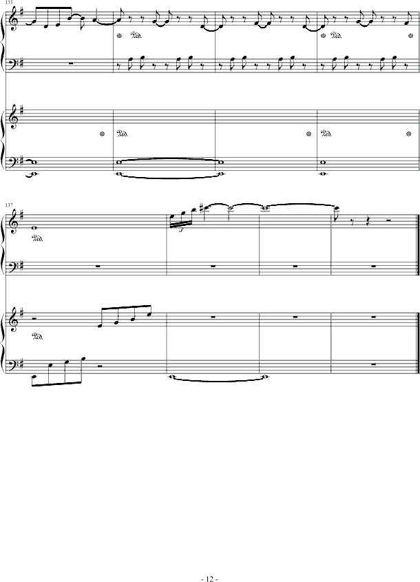 海浪钢琴曲谱（图12）