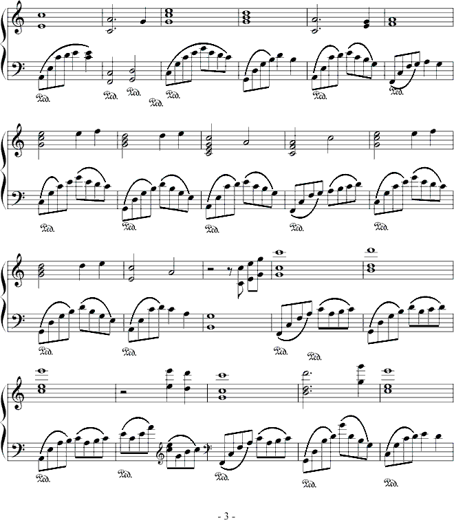 献给它的简单的歌钢琴曲谱（图3）