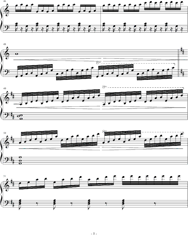 秋千钢琴曲谱（图5）