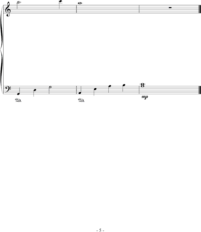 献给它的简单的歌钢琴曲谱（图5）