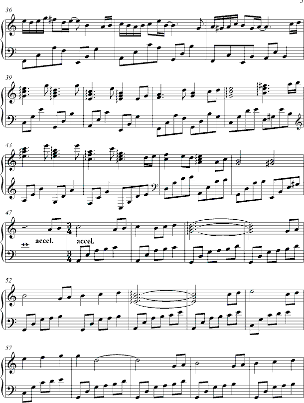 Distance钢琴曲谱（图3）