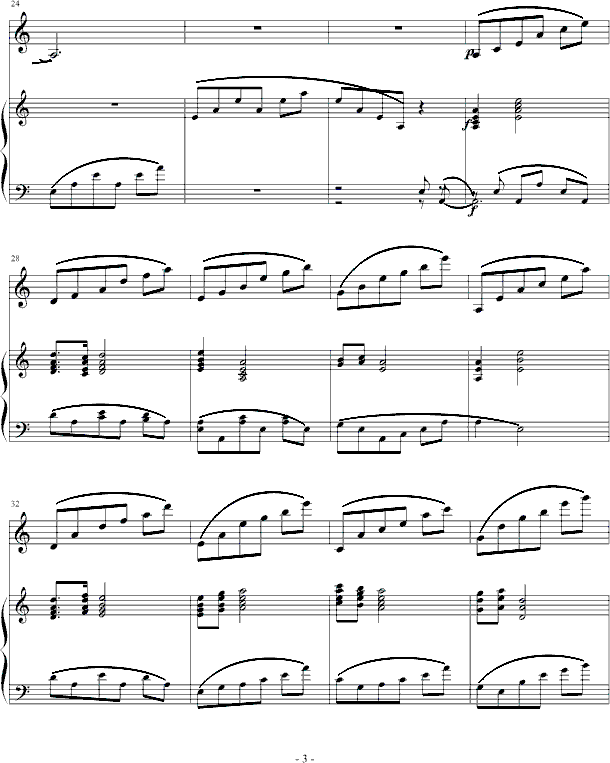 My love钢琴曲谱（图3）