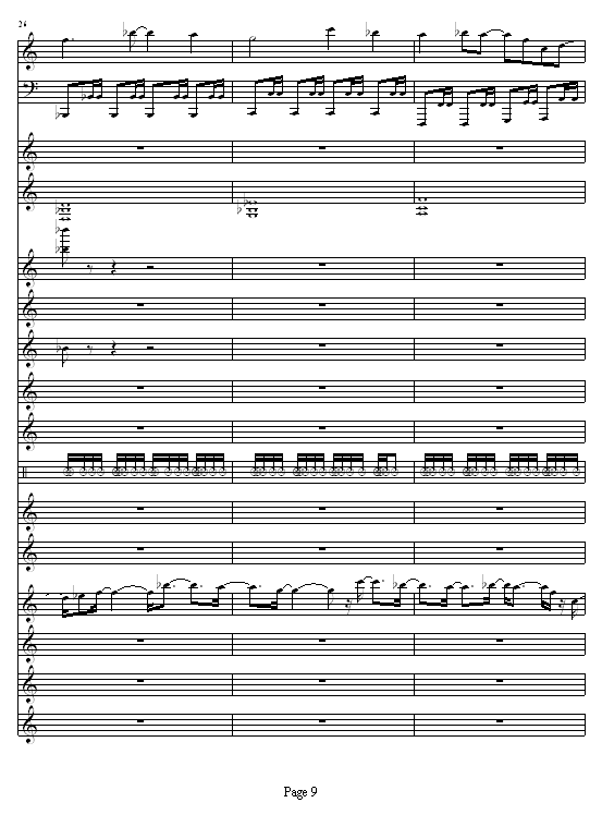 完美世界之童话故事钢琴曲谱（图9）