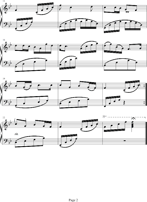 知道不知道钢琴曲谱（图2）