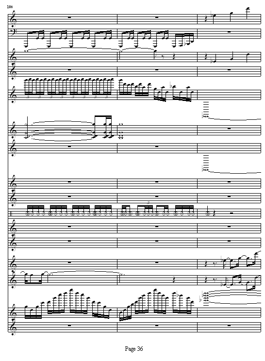 完美世界之童话故事钢琴曲谱（图36）
