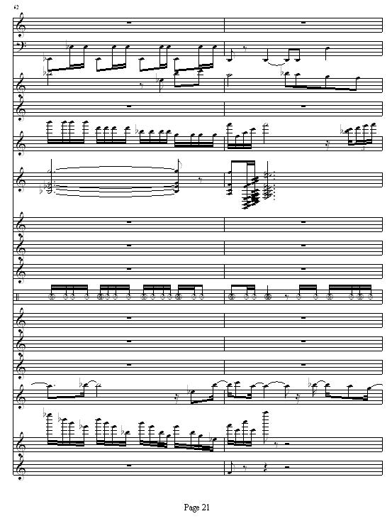 完美世界之童话故事钢琴曲谱（图21）