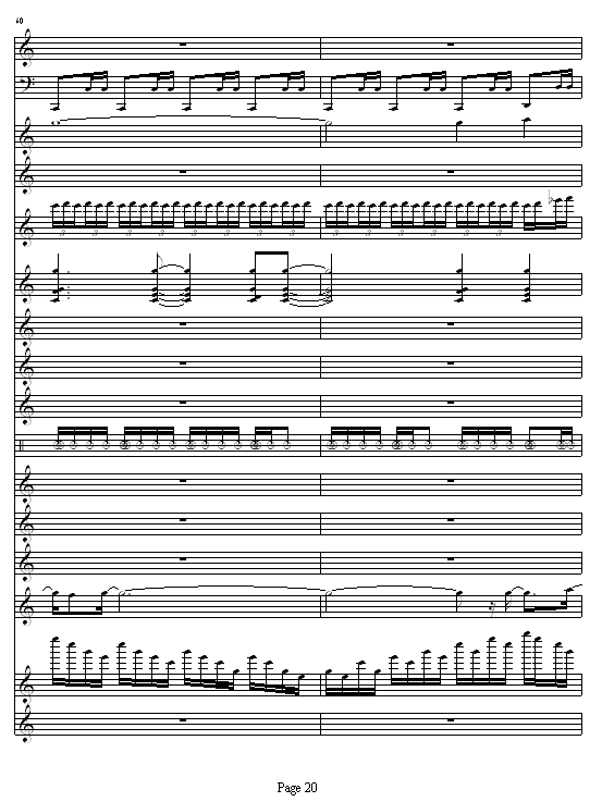 完美世界之童话故事钢琴曲谱（图20）