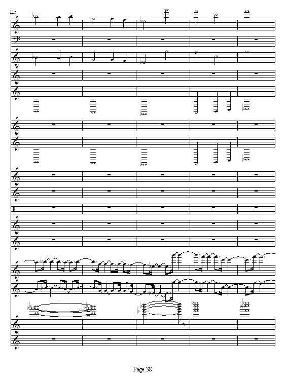 完美世界之童话故事钢琴曲谱（图38）