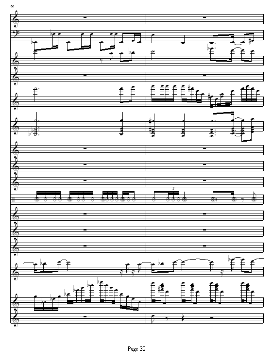 完美世界之童话故事钢琴曲谱（图32）
