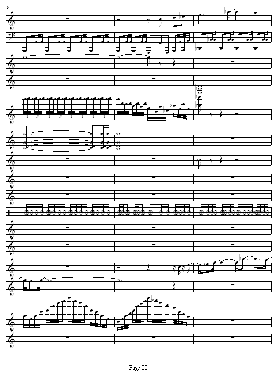 完美世界之童话故事钢琴曲谱（图22）