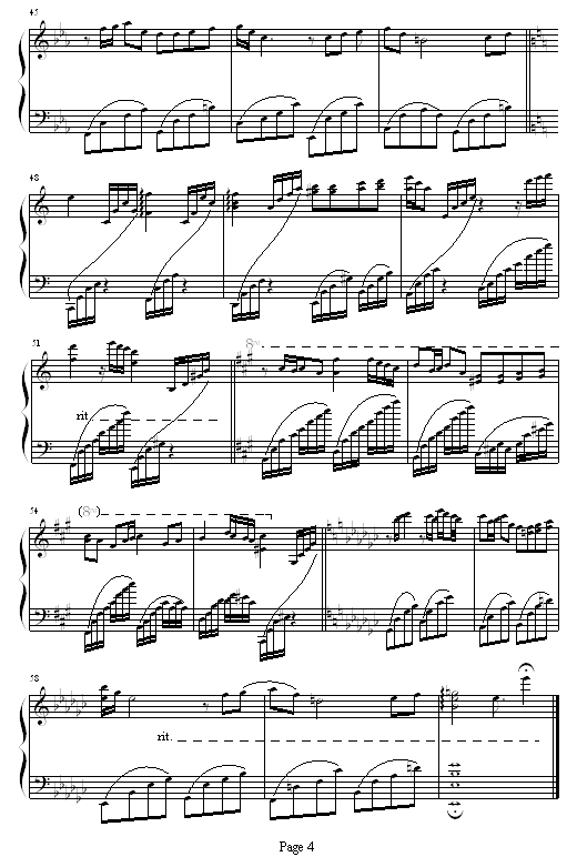 芳菲何处-Do You Know钢琴曲谱（图4）