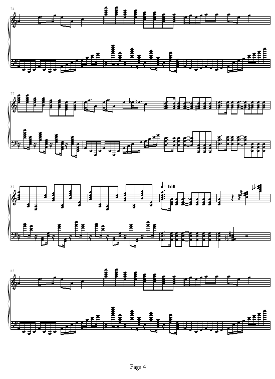 猪八戒变奏曲钢琴曲谱（图4）