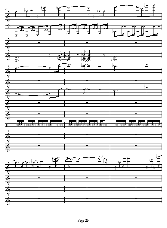 完美世界之童话故事钢琴曲谱（图26）