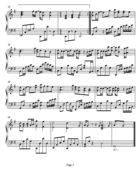 不够勇敢-王子变青蛙曲目钢琴曲谱（图5）