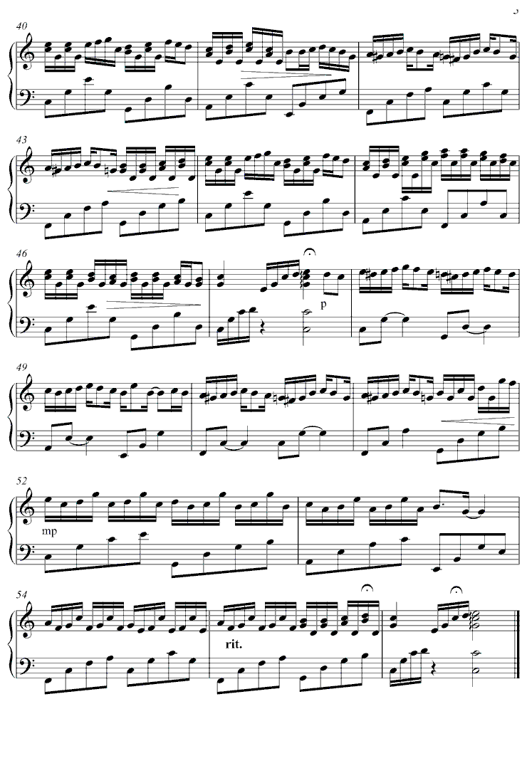 To S-（完整版）钢琴曲谱（图3）