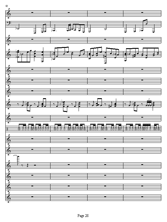 完美世界之童话故事钢琴曲谱（图28）