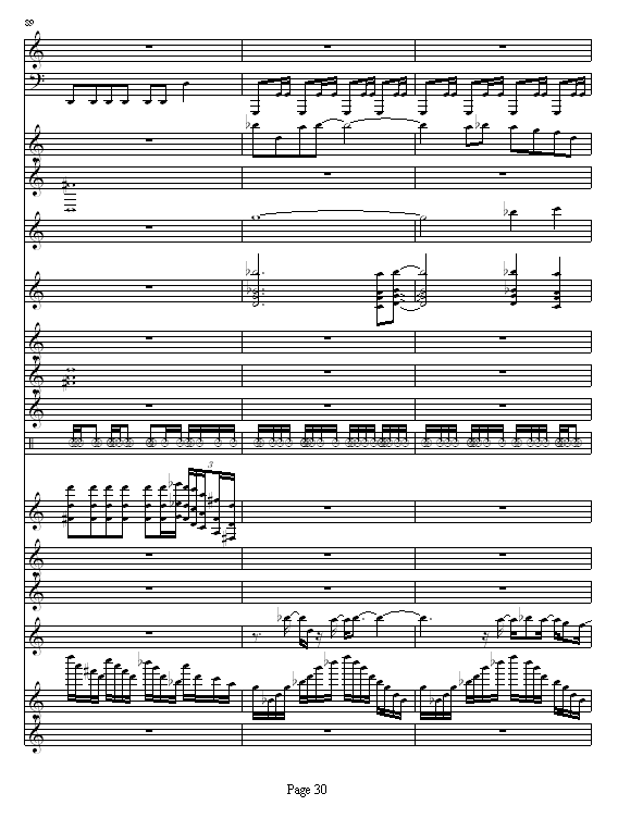 完美世界之童话故事钢琴曲谱（图30）