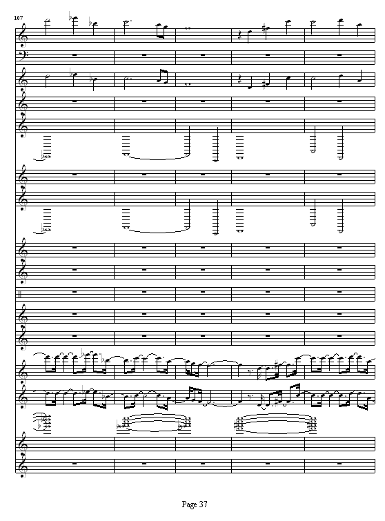 完美世界之童话故事钢琴曲谱（图37）