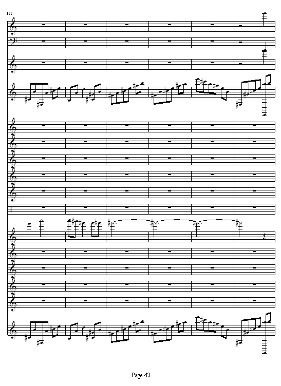 完美世界之童话故事钢琴曲谱（图42）