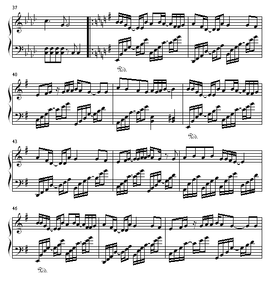 Paradox钢琴曲谱（图4）