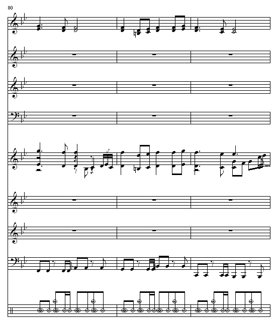 布拉格广场-緋村剑心版钢琴曲谱（图27）
