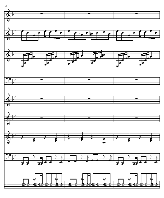 布拉格广场-緋村剑心版钢琴曲谱（图5）