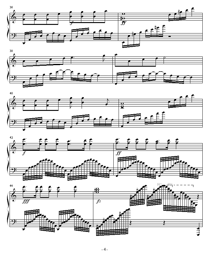 歌声与微笑钢琴曲谱（图4）