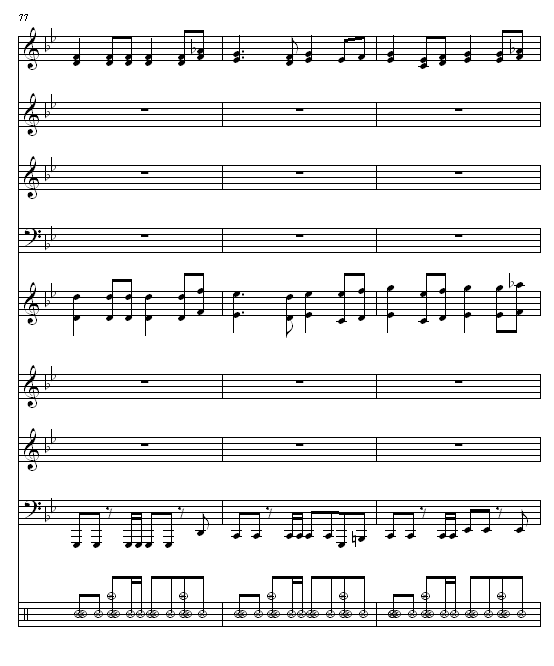 布拉格广场-緋村剑心版钢琴曲谱（图26）