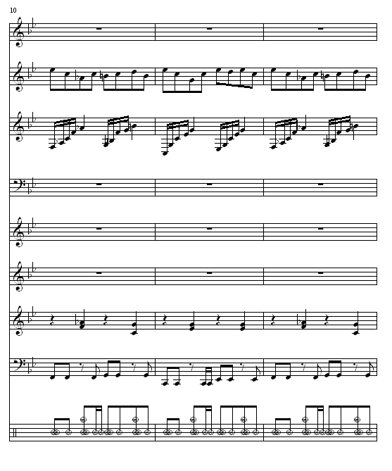 布拉格广场-緋村剑心版钢琴曲谱（图4）