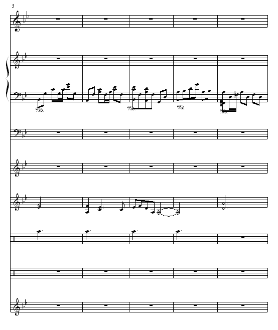 熏衣草之恋钢琴曲谱（图2）