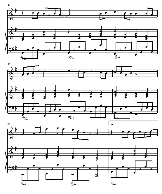 世界末日-弹唱版钢琴曲谱（图4）