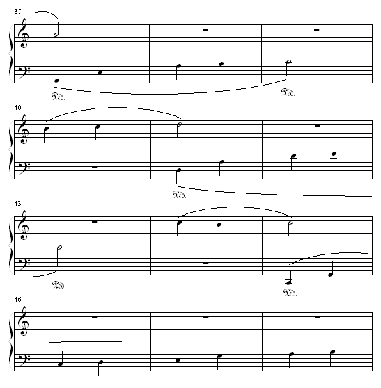 安静的心钢琴曲谱（图4）