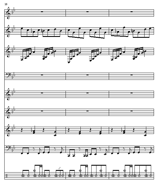 布拉格广场-緋村剑心版钢琴曲谱（图6）